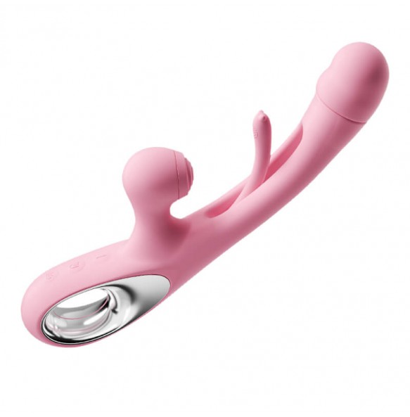 MizzZee - Swing Tongue Vibrating Suction Wand (Chargeable - Pink)